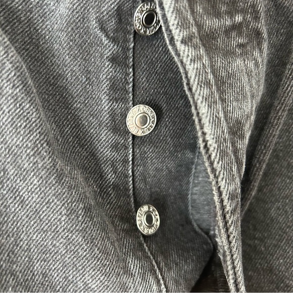 Re/Done Pixie Jeans in Black - Picture 6 of 8